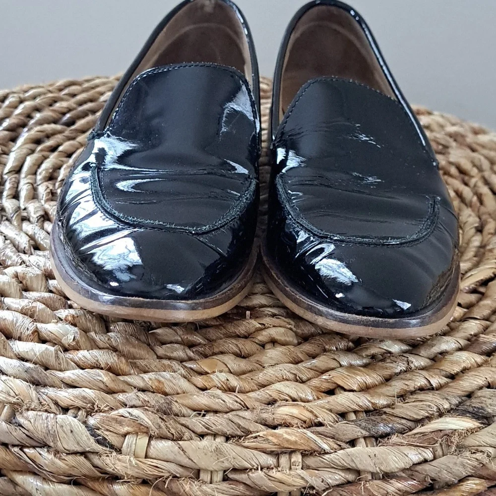 Everlane Womens The Modern Loafer Black Patent Leather Size 6.5‎ - Picture 4 of 10
